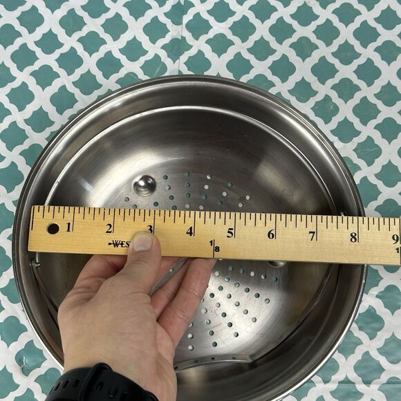 TRAMONTINA‎ Steamer Basket Strainer 8 Inch Stainless steel - Picture 7 of 8
